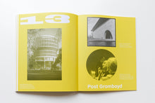 Load image into Gallery viewer, Spread from the book 'Grounds, Romberg &amp; Boyd: Melbourne’s Midcentury Modernists' featuring  a photo of the National Gallery of Victoria entrance and a photo of Robin Boyd. ISBN 9781922601278
