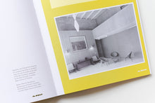 Load image into Gallery viewer, Spread from the book 'Grounds, Romberg &amp; Boyd: Melbourne’s Midcentury Modernists' featuring  a photo of the Academics Annonymous residence in Canberra. ISBN 9781922601278
