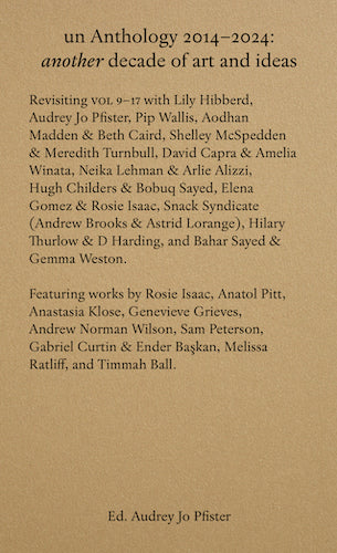 un Anthology: Another Decade of Art and Ideas