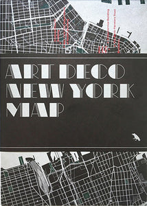 Art Deco New York Map