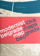 Load image into Gallery viewer, Modernist Belgrade Map
